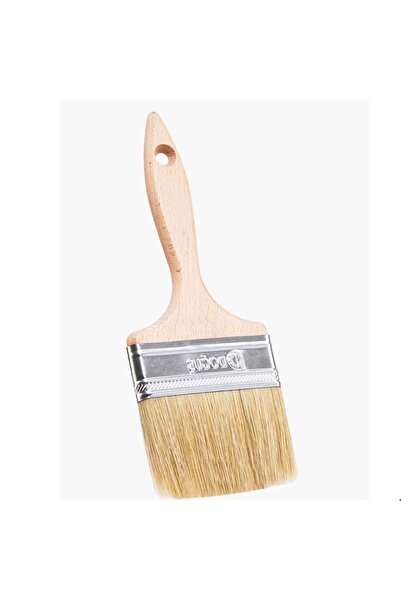 abnturk Yüksek kalite Ahşap Saplı Yassı Boya Fırçası Geniş Yüzeyler için Dayanıklı Fırça