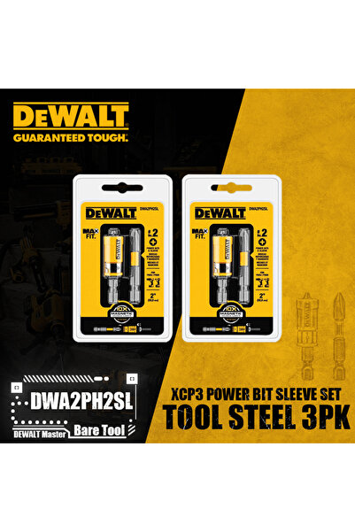 Choice1 Choice DWA2PH2SL 2PCS DEWALT DWA2PH2SL XCP3 Power Bit Sleeve Set Max ...