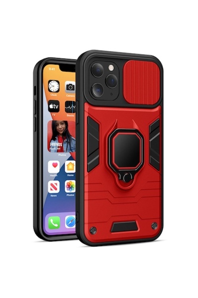 E-ART Ring Lens Case for Samsung Galaxy A13 (A135) - Red