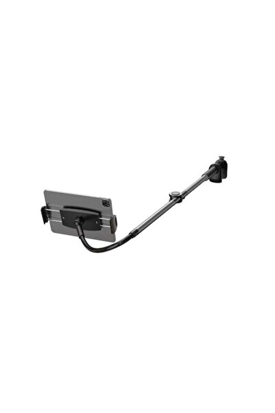OEM Adjustable desk stand for phones and tablets from 4.7 to 12.9 inches, with clamp mount, black
