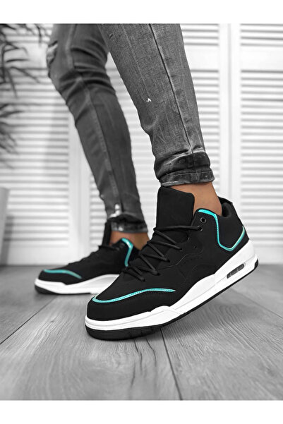 dehaine Adidasi Casual, Barbati, Fashion, 5919, BLACK Green