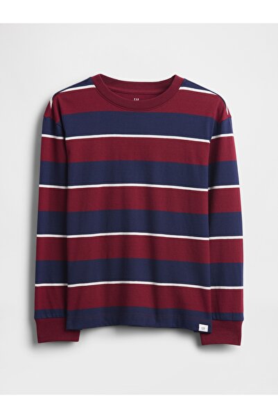 GAP Erkek Çocuk Kırmızı Relaxed T-Shirt