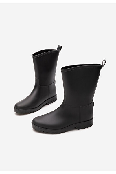 B T Shoes Černé dámské holínky Niviera