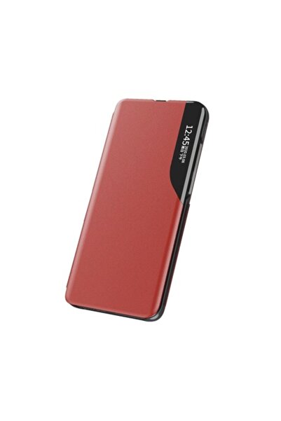 Bibilel Husa pentru Huawei P30 Lite flip cover, eFold, Rosu