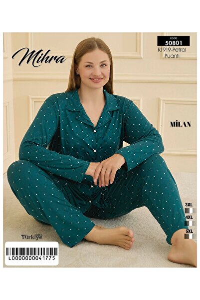 Mihra Büyük Beden Kadın Pijama Takımı