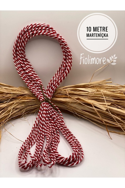 Fiolimore Marteniçka Premium (10 metri) Snur pentru pachete cadou, culori mix...
