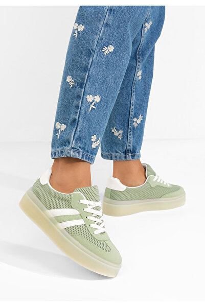 B T Shoes Teniși dama Udinea verzi