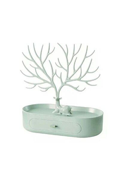 Bibilel Suport organizator de bijuterii, formă de copac, un sertar, plastic, ...