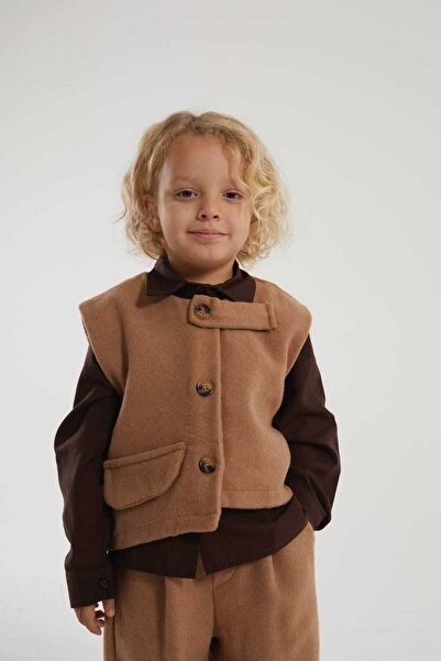 PNT Barbosa Boys' Vest/Shirt/Pants 3-Piece Stylish Set