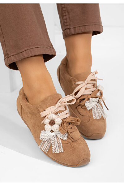 B T Shoes Teniși dama Soravia kaki