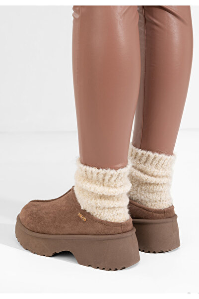 B T Shoes Hnedé zdravotne slapky Veyra