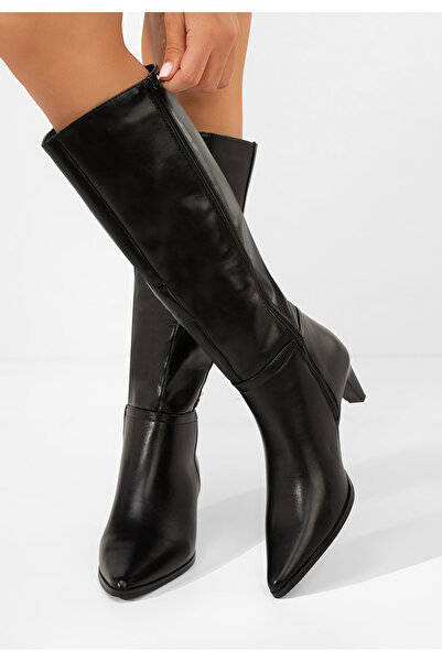 B T Shoes Γυναικείες μποτες Clorina Μαύρα