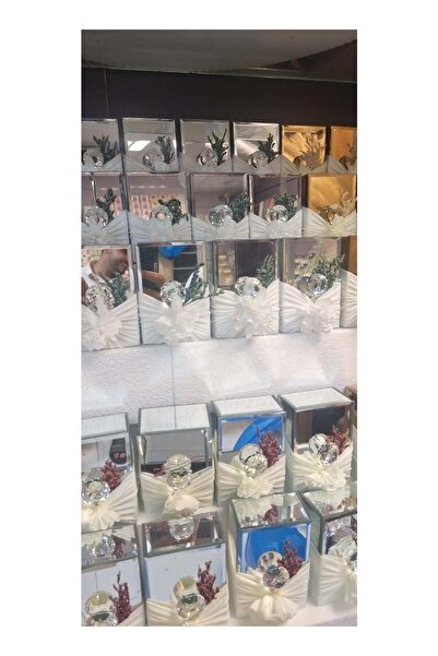 Gerenic علب اكسسوارات مرايا وتوزيعات وهدايا - ١٢ قطعة