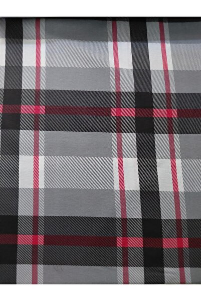 lavivahome Poplin Pamuklu İnce Çizgili Ekose Desenli Nevresimlik Kumaş - Metrelik Kumaş 100x240 CM