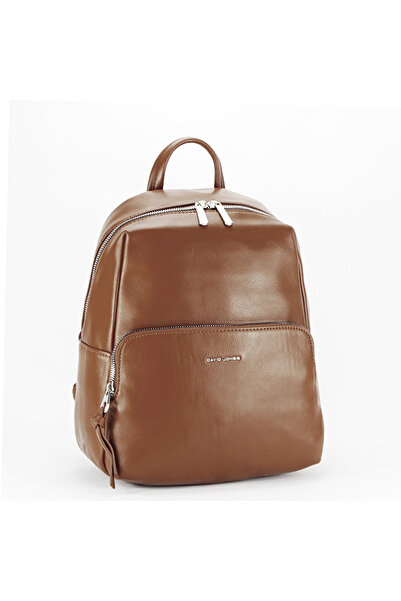 David Jones Women's backpack B-6829-3 17 Cognac