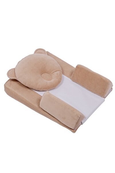 OEM Set perne bebe antireflux, antirasturnare, antiregurgitare si formarea capului bebelusului bej