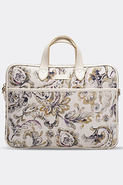 Paris Business Club Macbook Air Pro 13.3" & 14" inç Laptop Evrak Çantası Çiçek