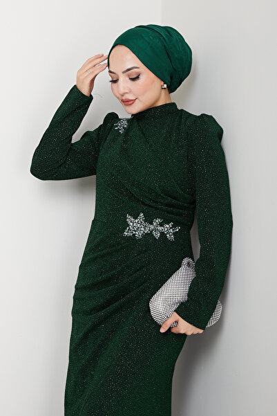TesettürButik Sun Hijab Evening Dress