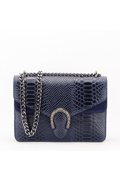 SOFILINE Geantă din piele naturală bleumarin B-1524 123