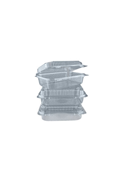 Jawad Carton - Jawad H1 Transparent Container with Attached Lid for Nuts 153*96*30mm/1000pcs