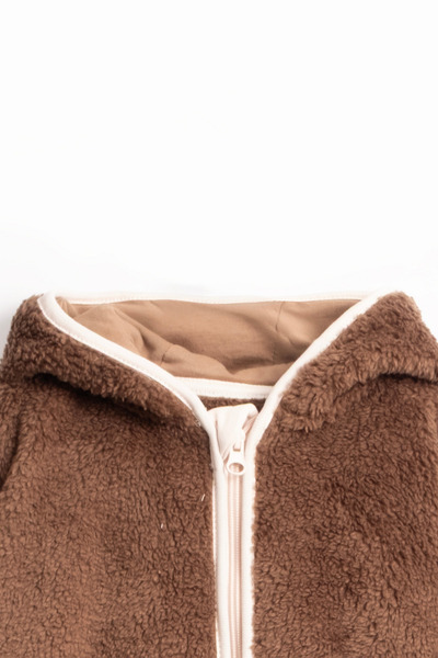 Vauva Baby Polar | Soft, Thick, Warm | Hooded / Zippered | Unisex Winter Top