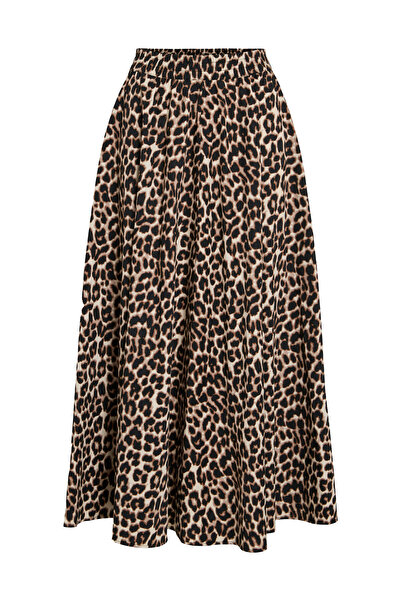 VILA Γυναικεία Φούστα Μάξι 14106880 Καφέ