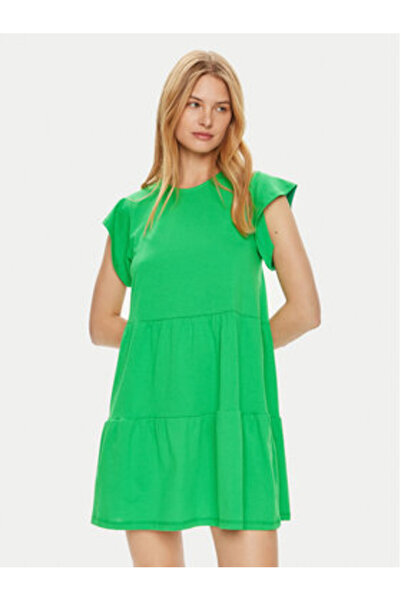VILA Γυναικείο Καλοκαιρινό Φόρεμα 14087541 Πράσινο