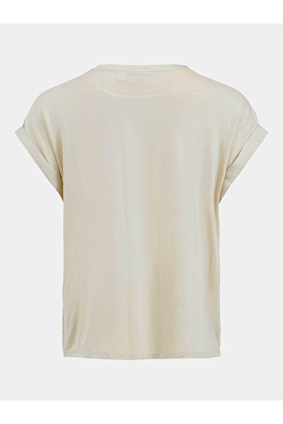 VILA Γυναικείο T-Shirt 14059563 Μπεζ