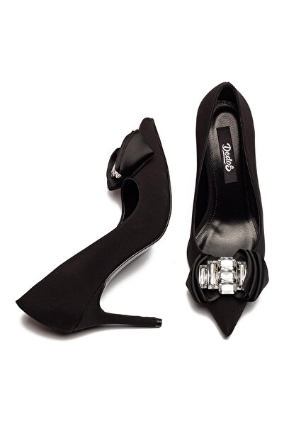 Dedos Special Cut Stone Buckle High Heeled Women's Evening Dress Shoes 115