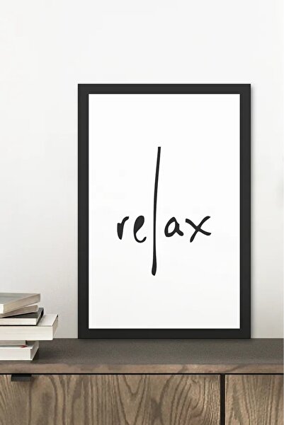 AR AJANS KANVAS TABLO Opušteni dizajn stola sa pismenim okvirom od MDF-a