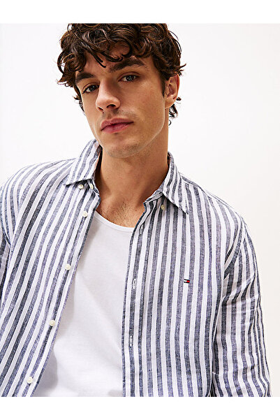 Tommy Hilfiger Men's Linen Essential Shirt