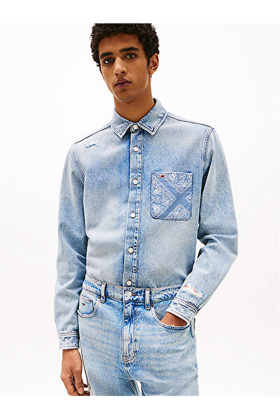 Tommy Hilfiger Men's Regular Denim Shirt
