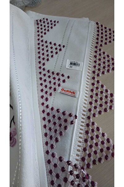 Papatyam Handcrafted Dowry Towel Crocheted Embroidered Towel Hand Knitted/Crocheted/Handmade/Handcrafted/Handwork/