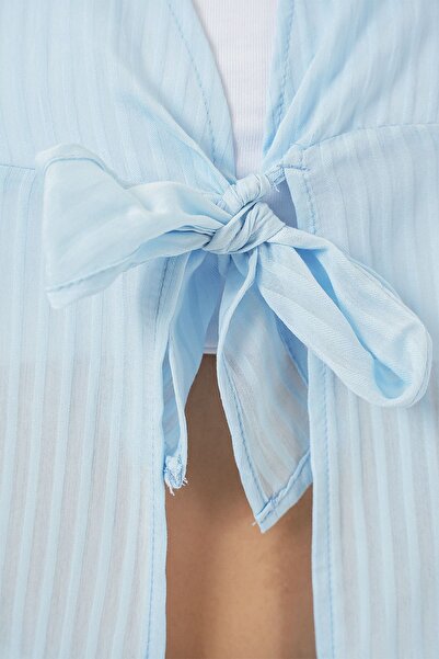 Hiccup Bluză cu decolteu în V cu legături BDART