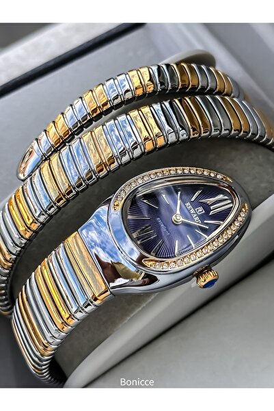 Reward Kalından İnceye Doğru Taşlı Yılan Saat (2 Tur),Kibar Kasa (24 Çap),3 A...