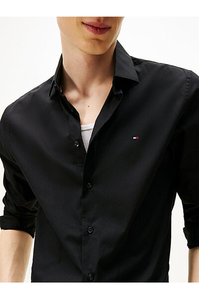 Tommy Hilfiger Men's Stretch Poplin Shirt