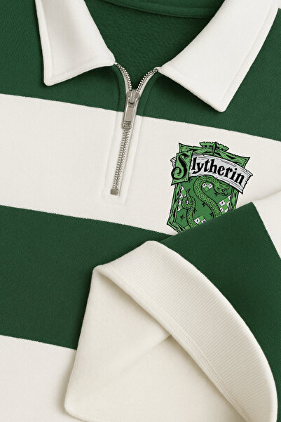 Risil-Nu Company New Season Premium Fabric (Unisex) Polo Neck Pieced 3 Thread Sweatshirt - Sweatpants 2-Piece Set