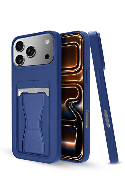 Wtech جراب واقٍ من السيليكون TPU مع حامل بطاقات لهاتف Apple iPhone 17 Pro 5G ...