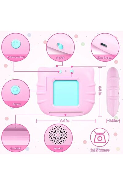 Picodino Set pentru invatare cuvinte in limba engleza, cititor de carduri, jucarie educativa, Picodino, 114 c