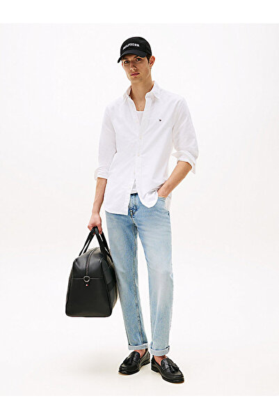 Tommy Hilfiger Men's Solid Heritage Oxford Shirt