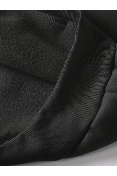 LOTS MODA Kar Maskeli Ninja Unisex Sweatshirt Hırka 2iplik kalın polar