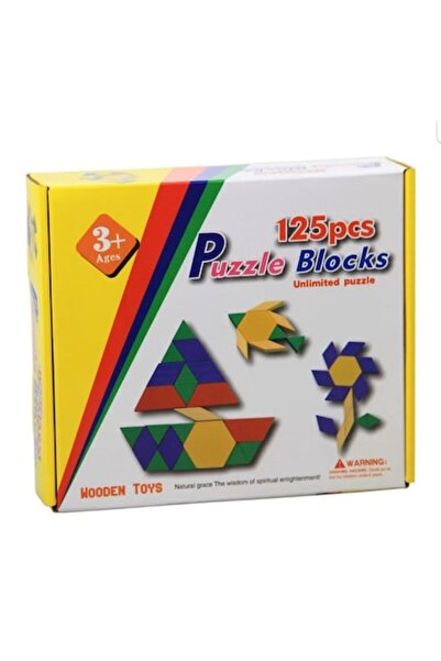 DECOS Puzzle 125 pieces made of wood, multicolor