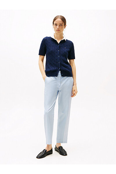 Tommy Hilfiger Women's Co Slim Straight Chino Pants