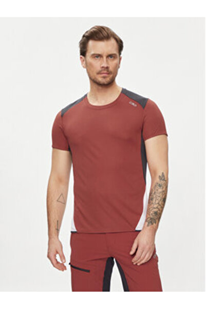 CMP Ανδρικό τεχνικό μπλουζάκι 33N6687 Καφέ