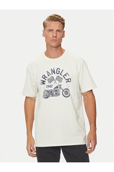 WRANGLER Ανδρικό T-Shirt 112357379 Λευκό