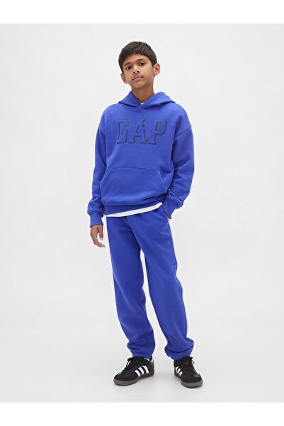 GAP Erkek Çocuk Mavi Relaxed Logo Eşofman Altı