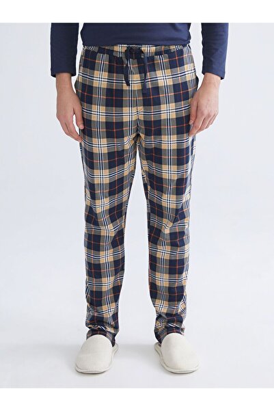 LC Waikiki Standart Kalıp Ekose Erkek Pijama Alt