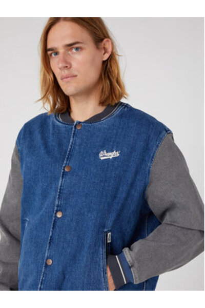 WRANGLER Ανδρικό Bomber Jacket W48272Z90 112331618 Μπλε