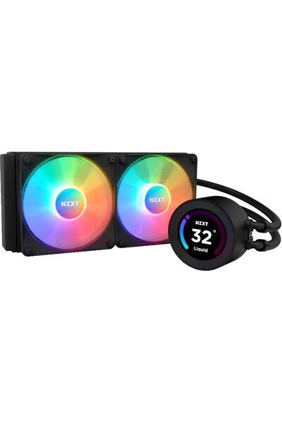 Nzxt Kraken Elite 240 RGB Liquid CPU Cooler - RL-KR24E-B1 - 240mm AIO - Custo...
