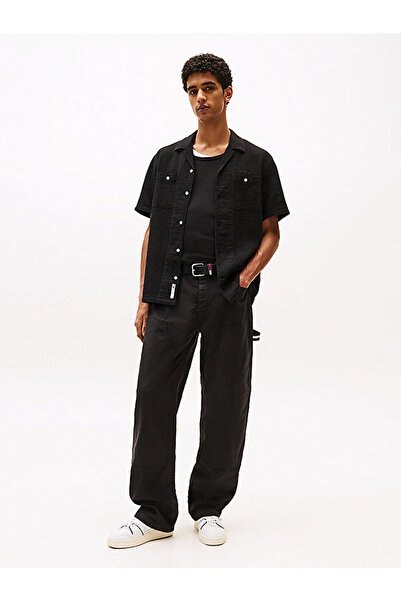 Tommy Hilfiger Men's Tjm Waffle Regular Camp Shirt